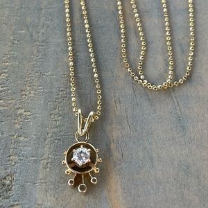 14k Gold Diamond Necklace